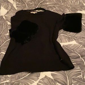 MICHAEL Michael Kors black Derby blouse.